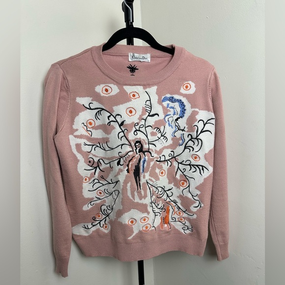 Vintage Christian Dior Knit Sweater - Picture 3 of 7